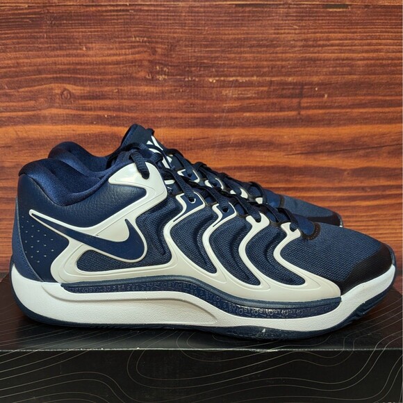 Nike KD17 TB Men\'s 9 College Navy White Basketball Shoes FV1307-400 main image 7